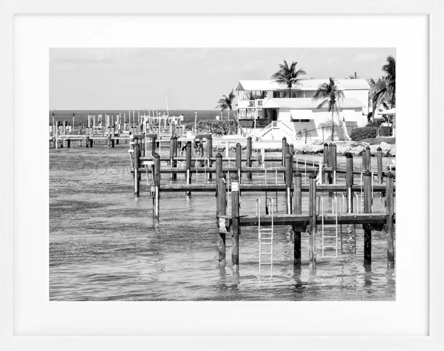 Poster Florida Keys ’Beach House’ FL04 - Weiss 1.5cm