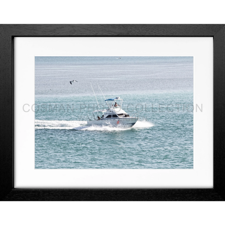 Poster Florida Keys ’Boat’ FL03 - Schwarz 3cm / S (31cm