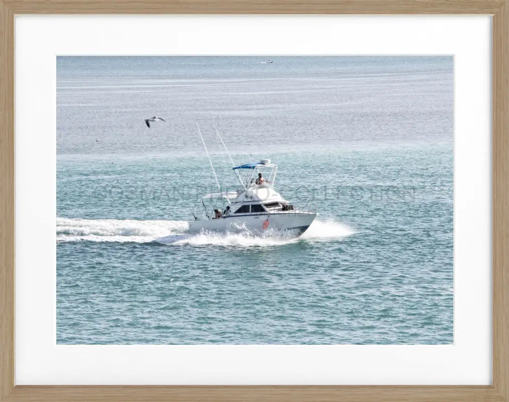 Poster Florida Keys ’Boat’ FL03 - Eiche Furnier 1.5cm