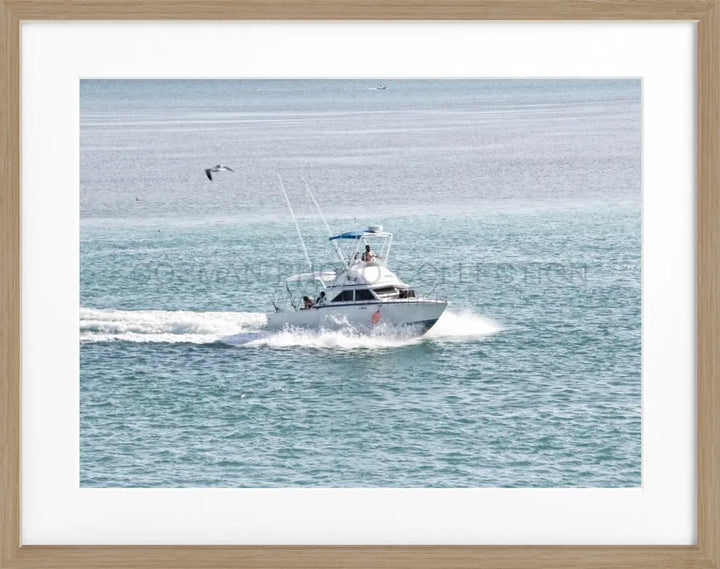 Poster Florida Keys ’Boat’ FL03 - Eiche Furnier 1.5cm