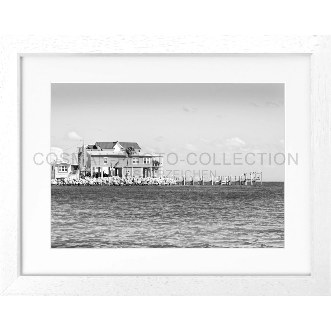 Poster Florida Keys FL13 - Weiss 3cm / S (31cm x 25cm)