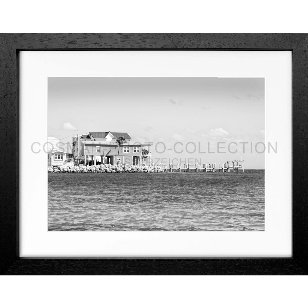 Poster Florida Keys FL13 - Schwarz 3cm / S (31cm x 25cm)