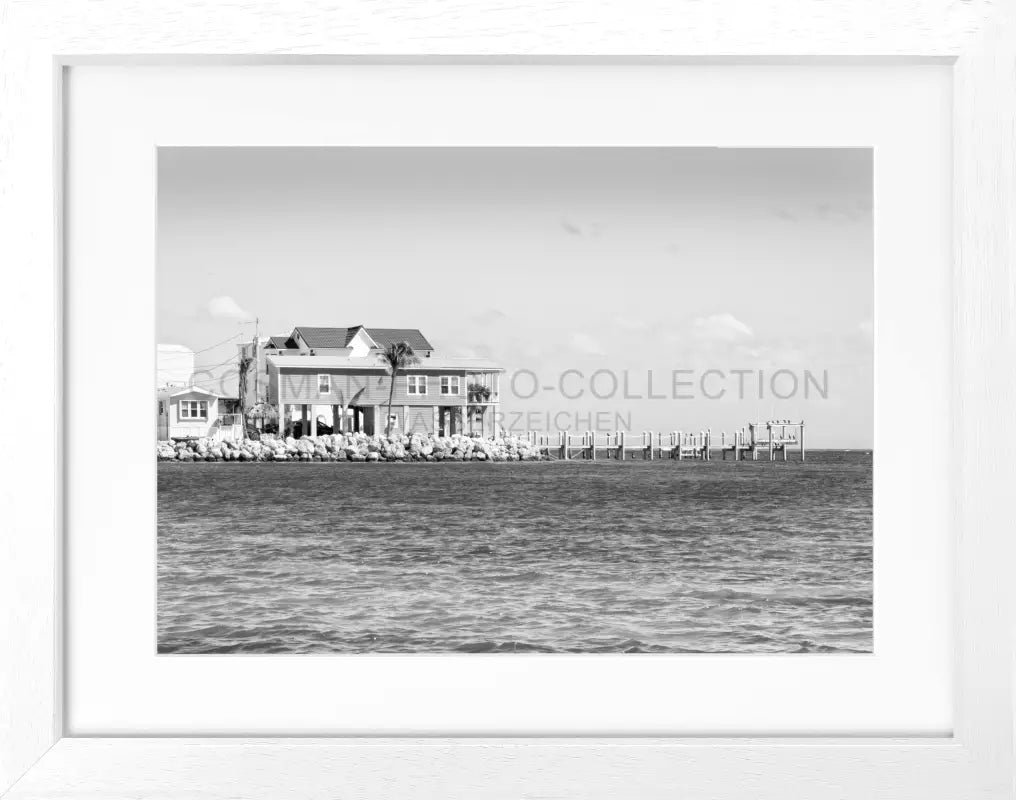 Poster Florida Keys FL13 - Weiss 3cm / S (31cm x 25cm)