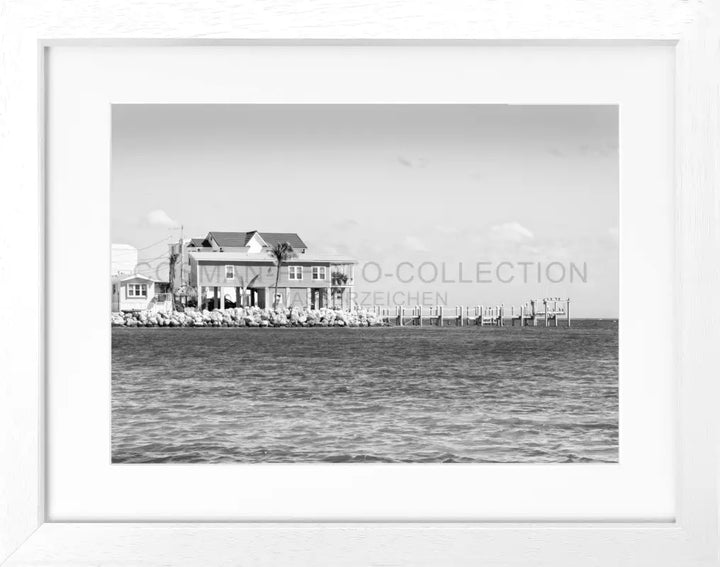 Poster Florida Keys FL13 - Weiss 3cm / S (31cm x 25cm)