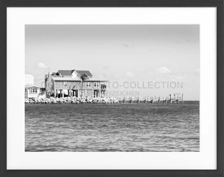 Poster Florida Keys FL13 - Schwarz matt 1.5cm / S (31cm x