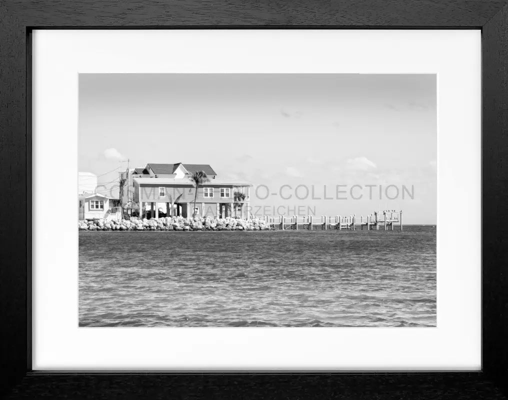 Poster Florida Keys FL13 - Schwarz 3cm / S (31cm x 25cm)