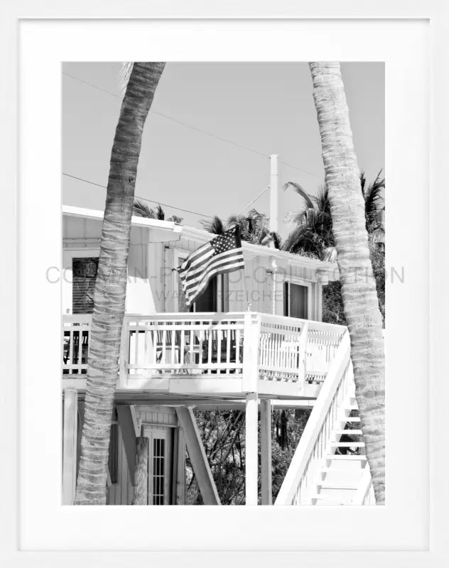 Poster Florida Keys FL20 - Weiss 1.5cm / S (25cm x 31cm)