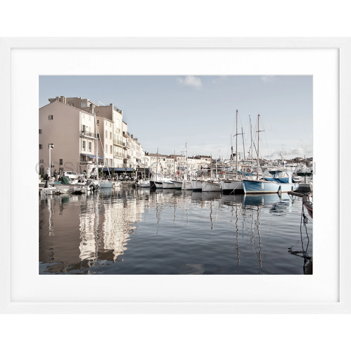 Poster Saint Tropez ST05 - Weiss 1.5cm / S (31cm x 25cm)