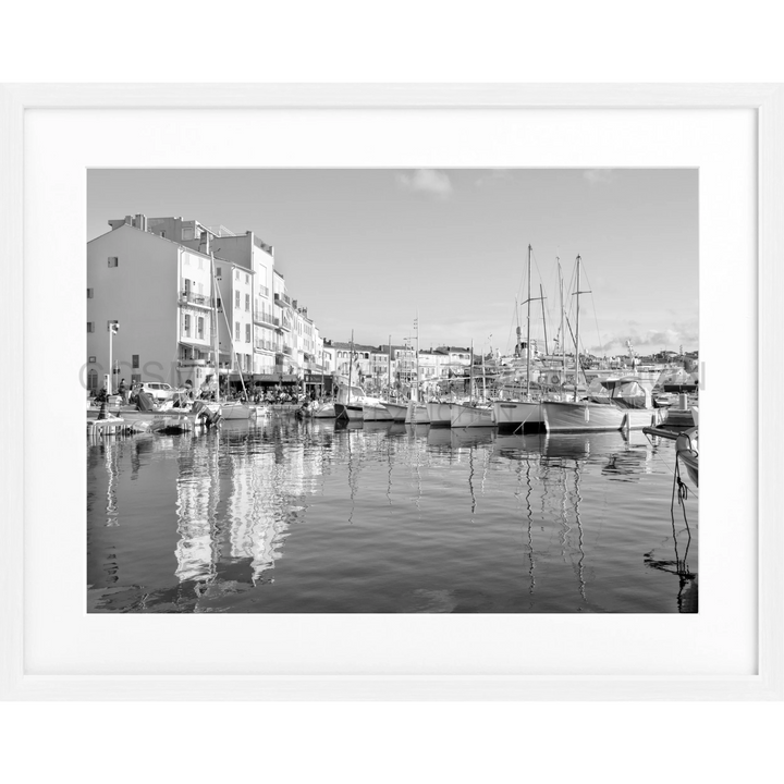 Poster Saint Tropez ST05 - Weiss 1.5cm / S (31cm x 25cm)