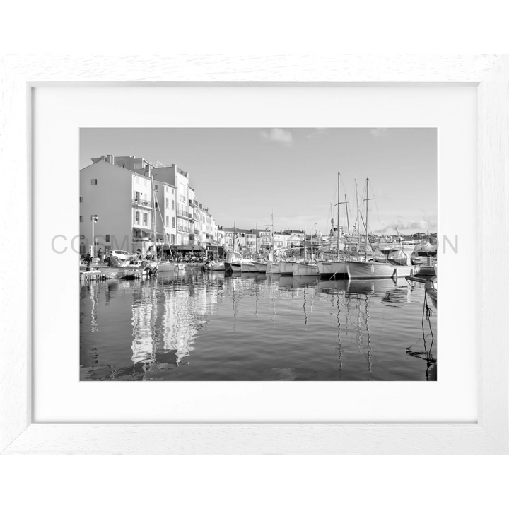 Poster ’Hafen’ Saint Tropez ST05 - Weiss 3cm / S (31cm