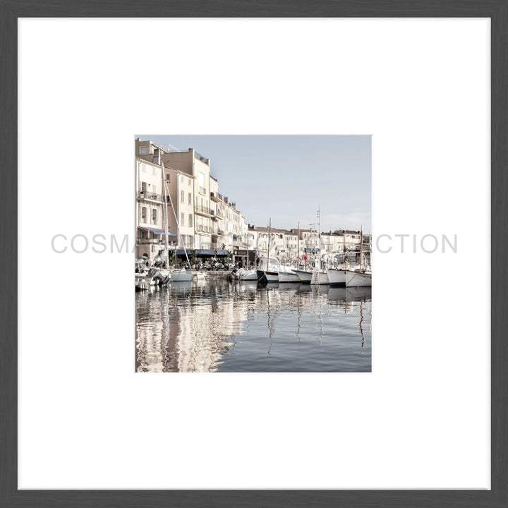 Poster ’Hafen’ Saint Tropez ST05OB - 43x43cm