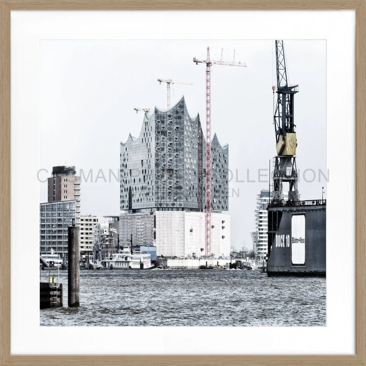 Poster Hamburg ’Elphi’ HH48 - Eiche Furnier 1.5cm