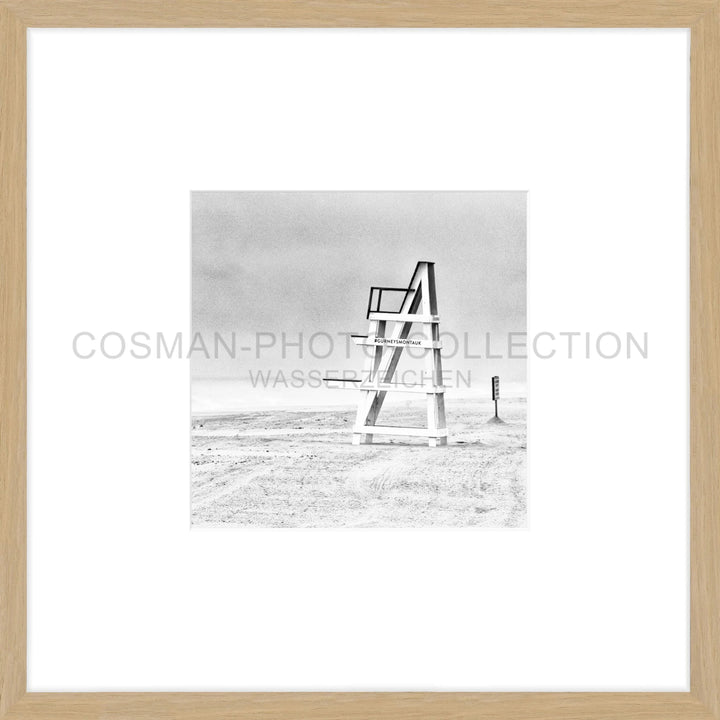 Poster Hamptons Long Island ’BEACH’ HM27O - 43x43cm