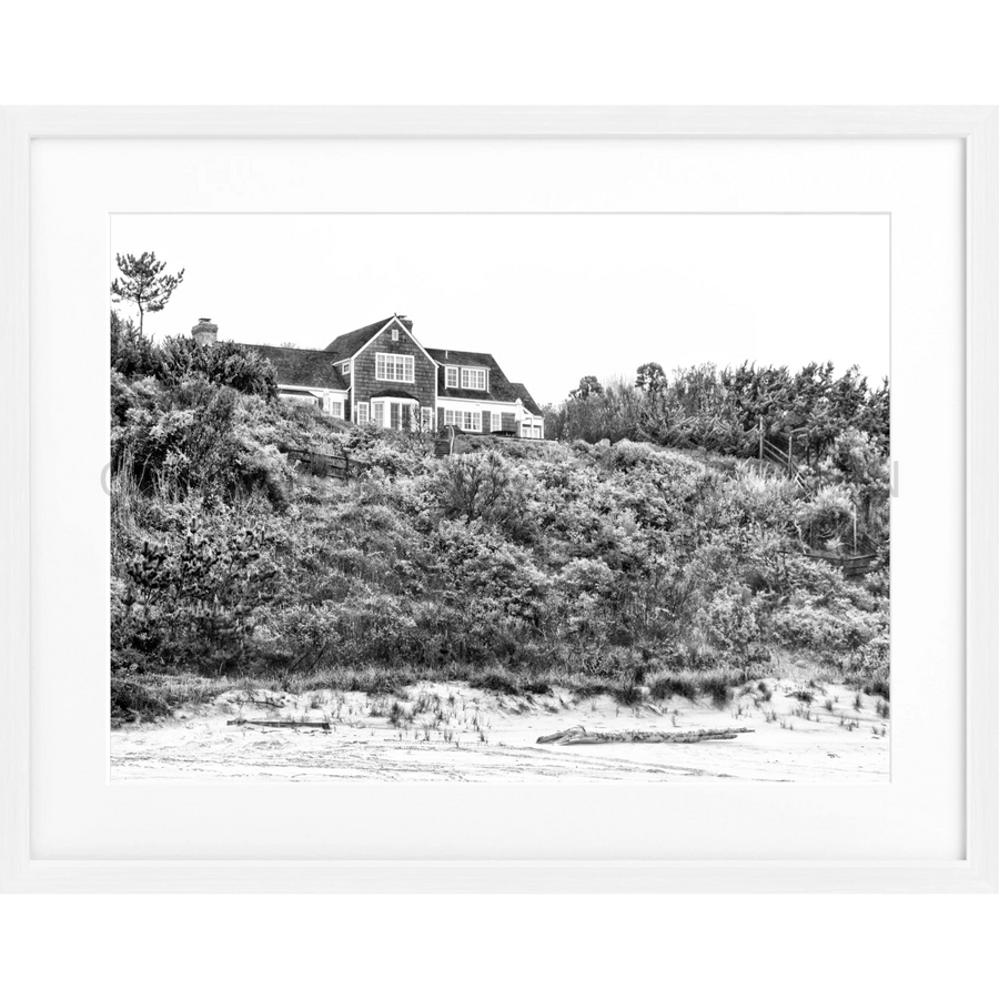 Poster Hamptons Long Island ’Beach House’ HM25C - Weiss