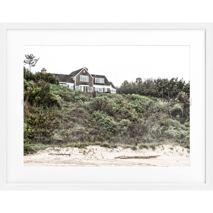 Poster Hamptons Long Island ’Beach House’ HM25C - Weiss