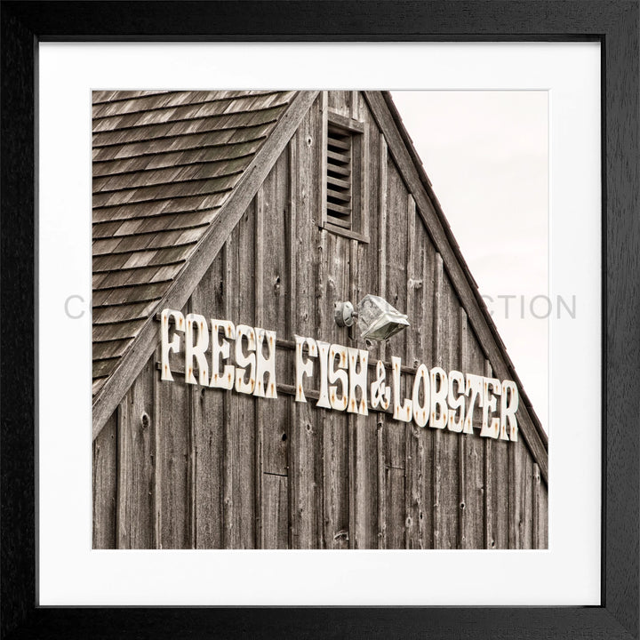 Poster Hamptons Long Island ’ Fresh Fish’ HM33Q