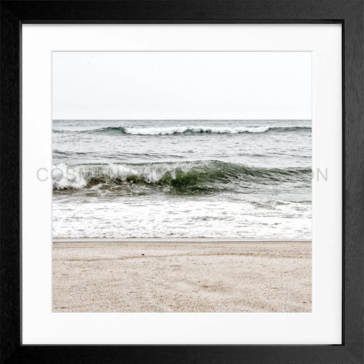 Poster Hamptons Long Island ’Ocean’ HM21Q - Schwarz 3cm