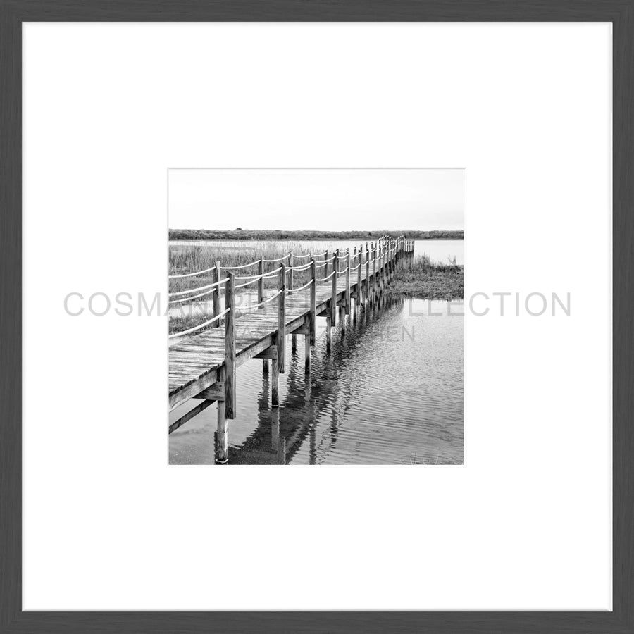 Poster Hamptons Long Island ’Steg’ HM19AO - 43x43cm