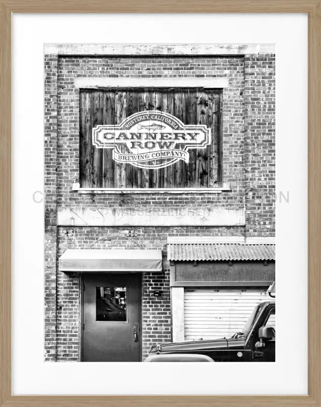 Poster Kalifornien ’Cannery Row’ Monterey K07 - Eiche