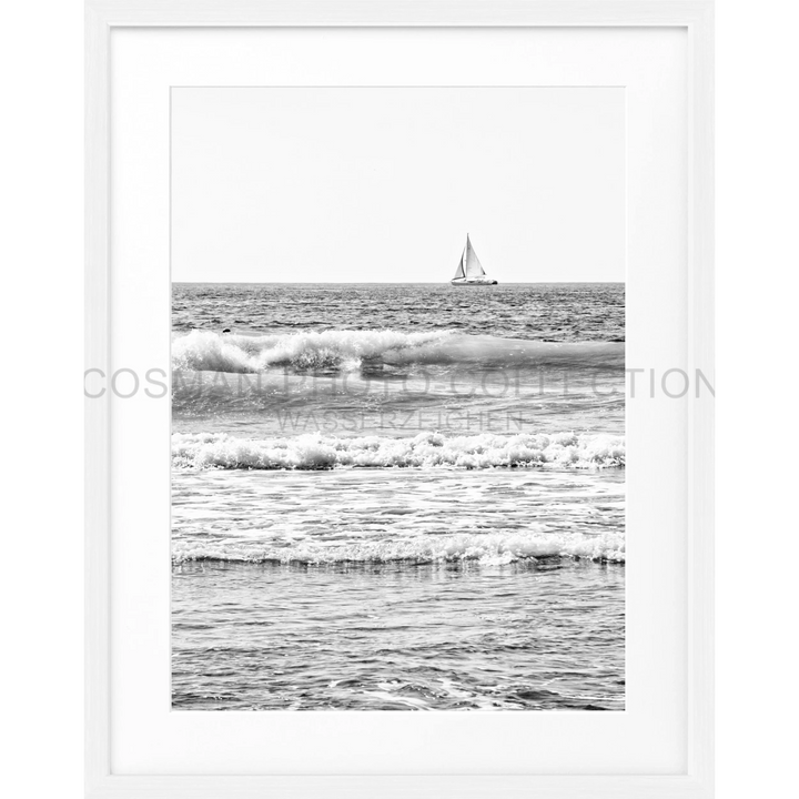 Poster Kalifornien ’Ocean’ K193 - Weiss 1.5cm / Motiv: