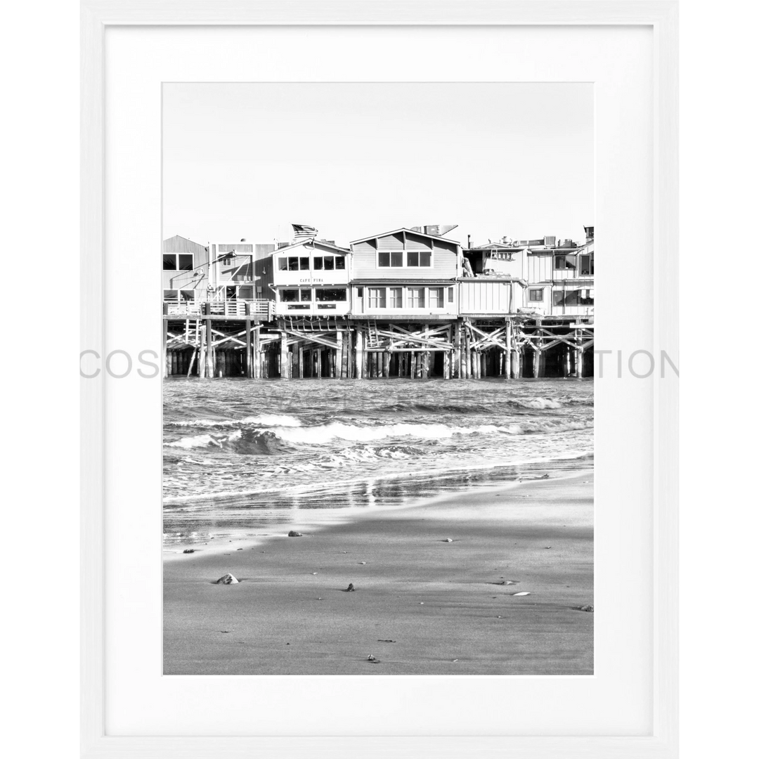 Poster Kalifornien ’Pier Monterey’ K01 - Weiss 1.5cm