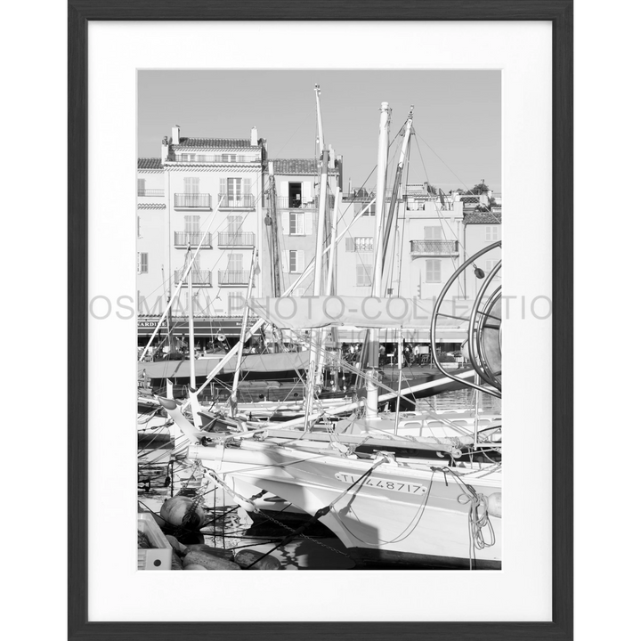 Poster Saint Tropez ST22 - Schwarz matt 1.5cm / S (25cm x