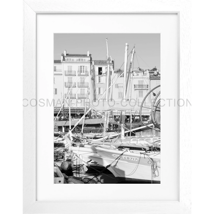 Poster Saint Tropez ST22 - Weiss 3cm / S (25cm x 31cm)