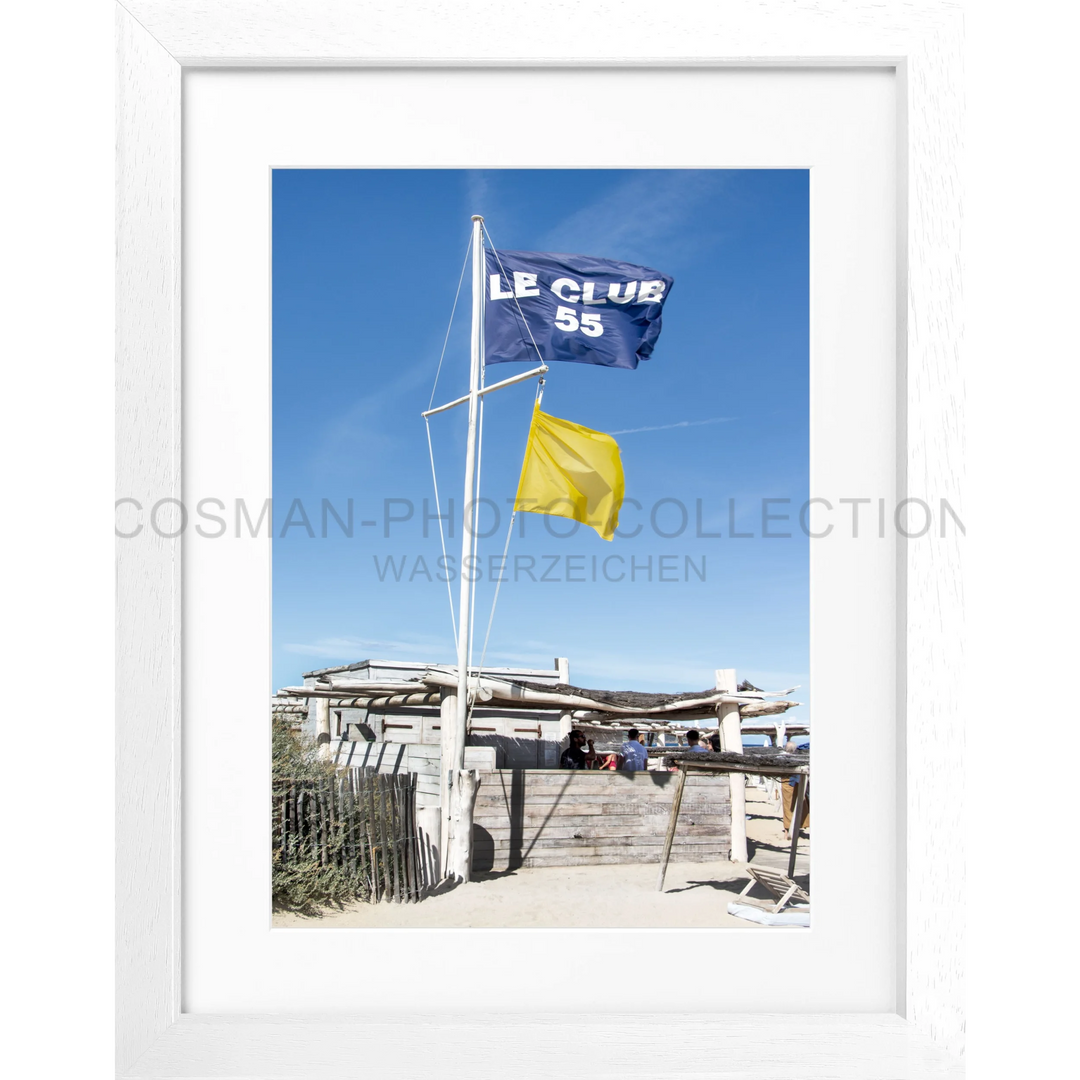 Poster Saint Tropez ’Le Club 55’ ST32 - Weiss 3cm / S