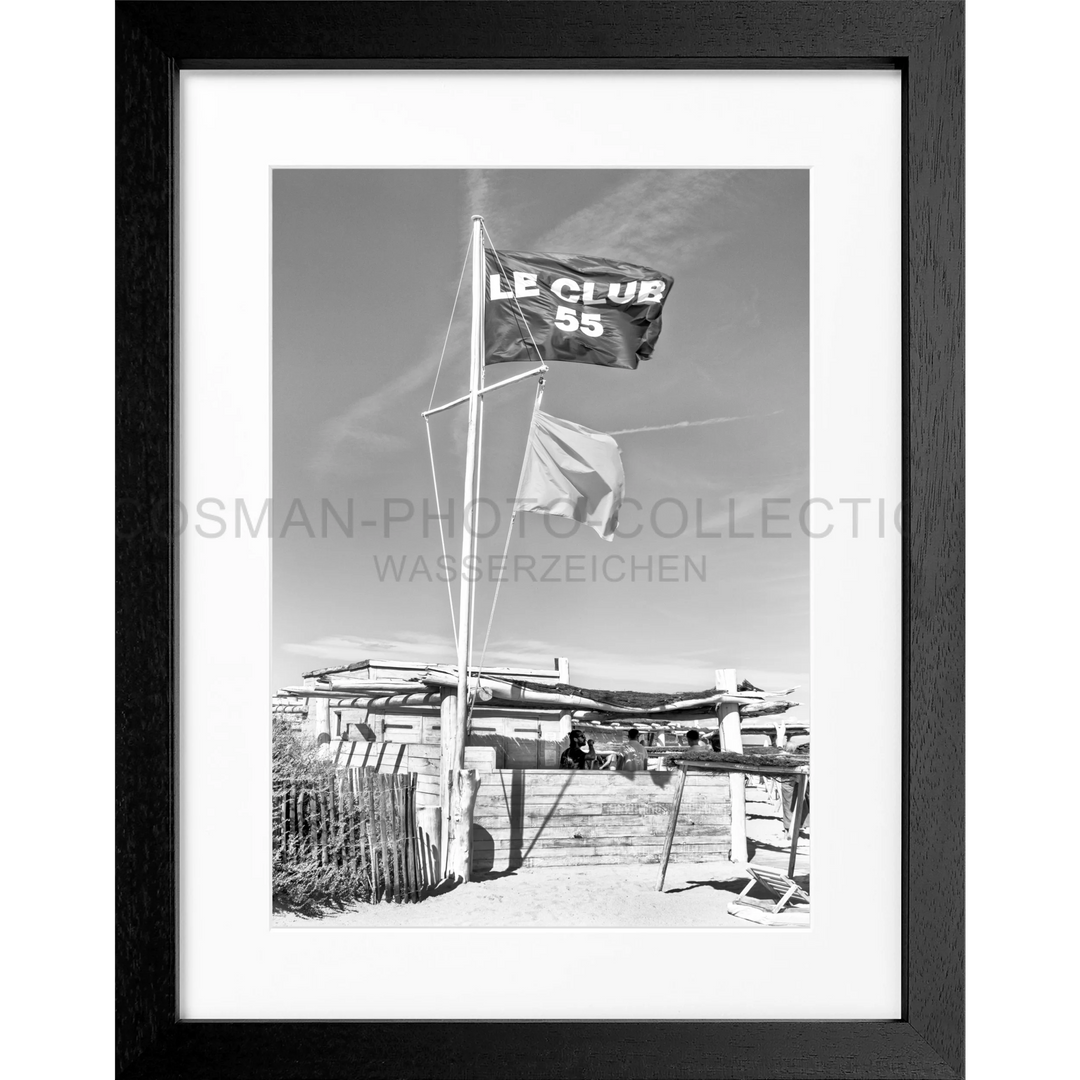 Poster Saint Tropez ’Le Club 55’ ST32 - Schwarz 3cm / S