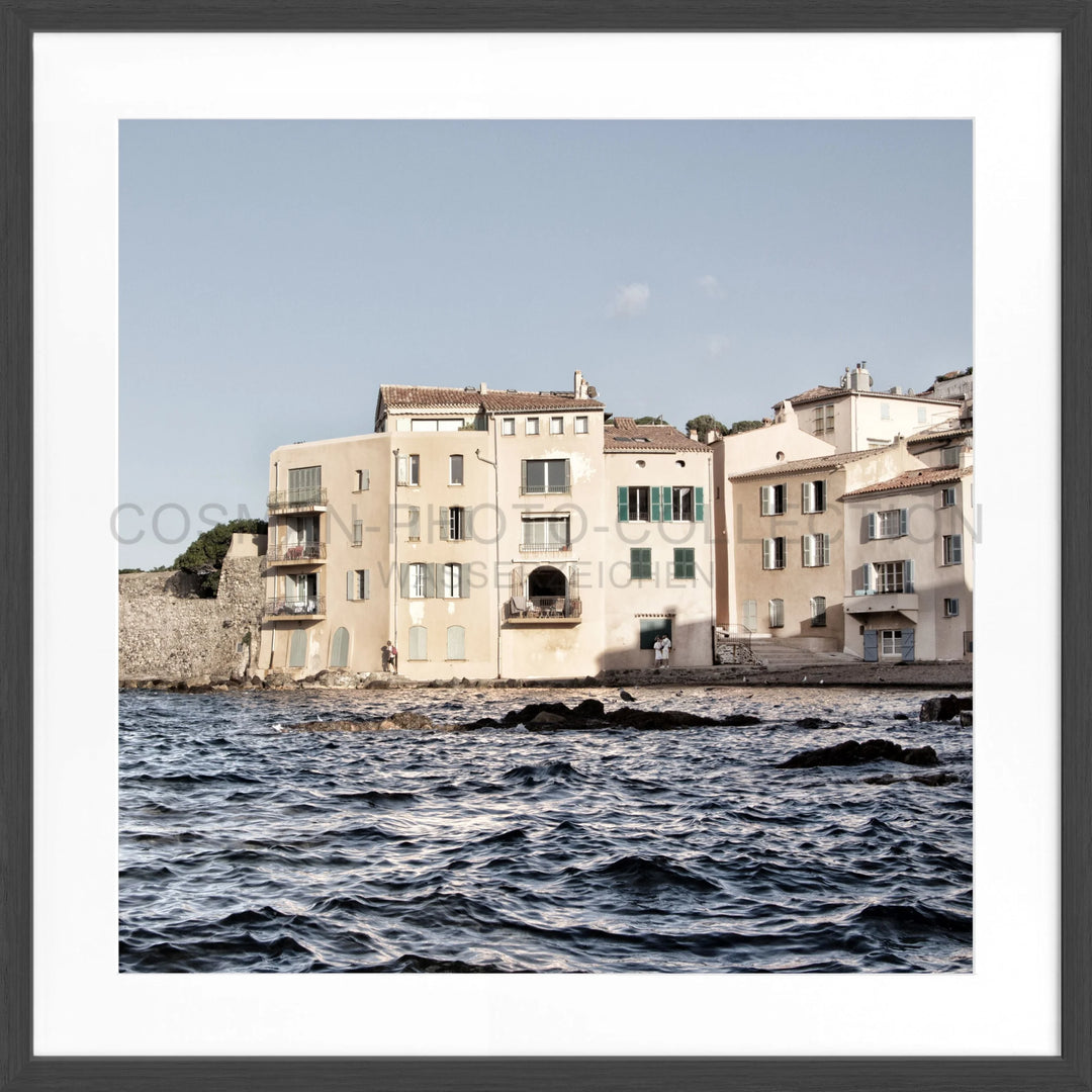 Poster Saint Tropez ST04Q - Schwarz matt 1.5cm / Motiv: