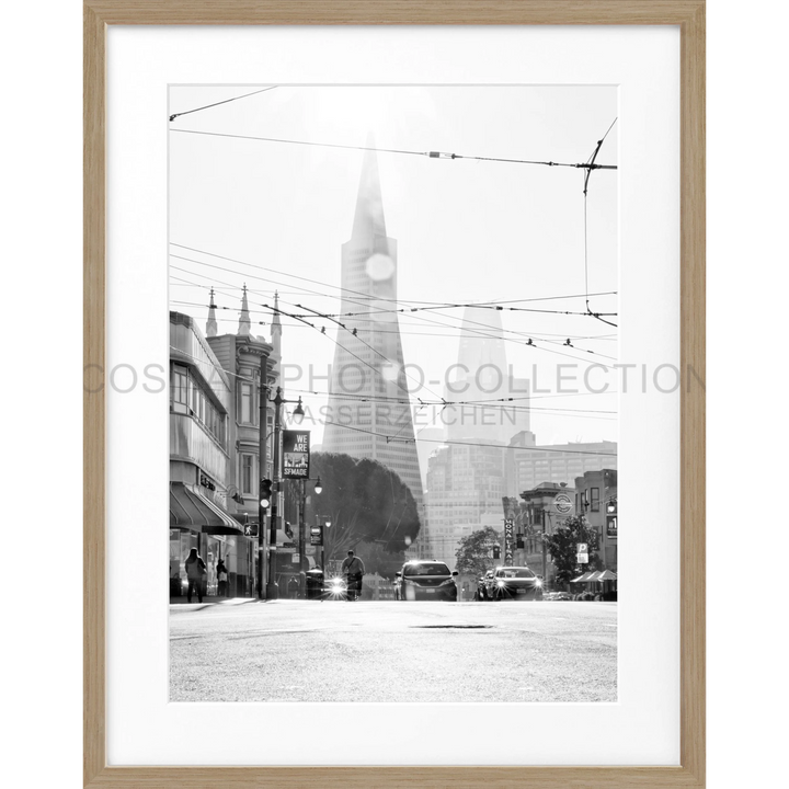 Poster San Francisco SF08 - Eiche Furnier 1.5cm / Motiv: