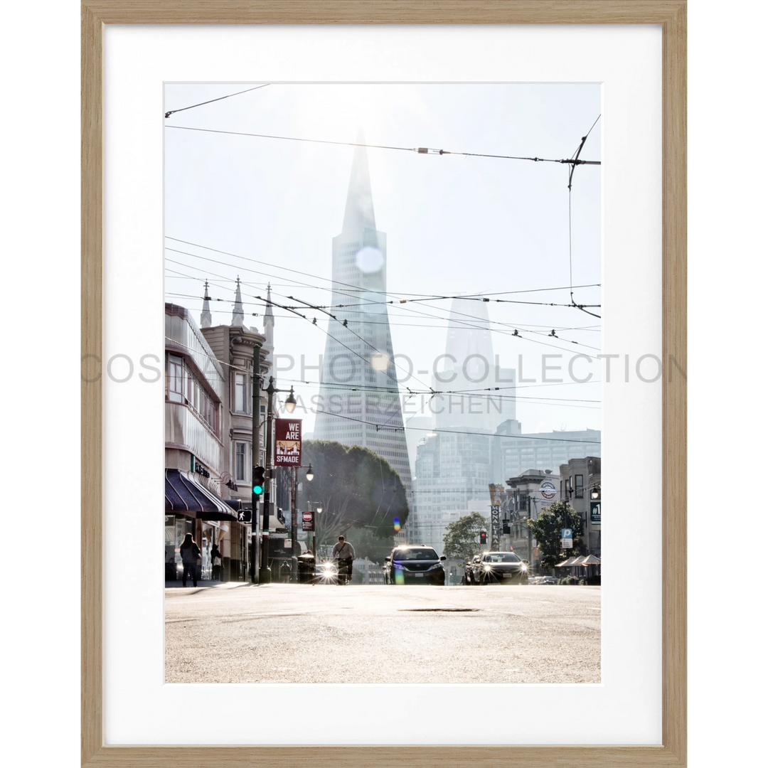 Poster San Francisco SF08 - Eiche Furnier 1.5cm / Motiv: