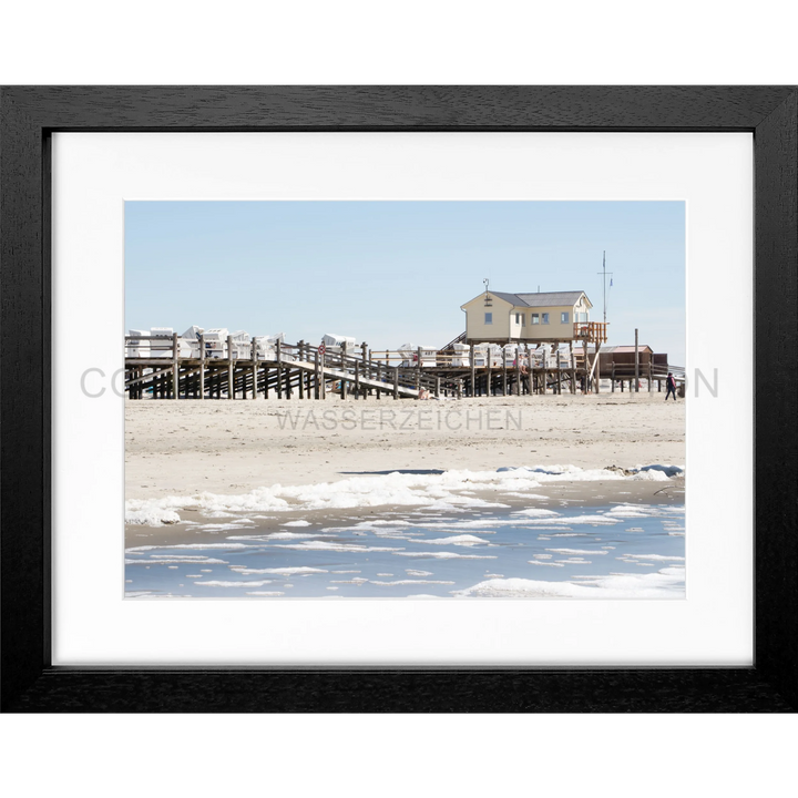 Fotografie Sankt Peter Ording ’Beach’ SPO01 - Schwarz