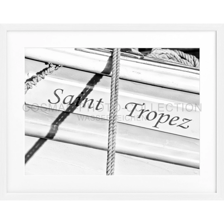 Poster Saint Tropez ST10 - Weiss 1.5cm / S (31cm x 25cm)