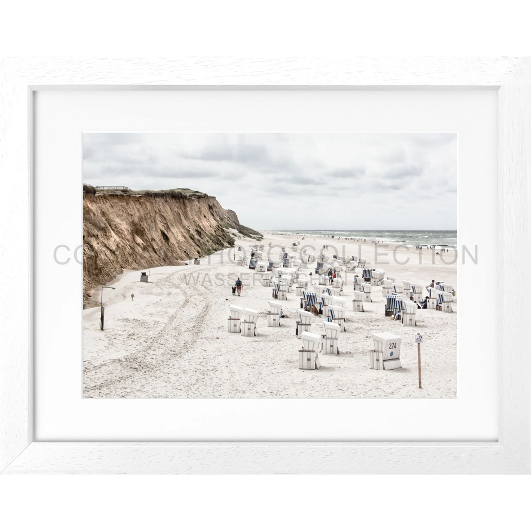 Cosman-Interior Motiv: farbe / Grösse: S (31cm x 25cm) / Rahmenfarbe: weiss matt Poster Sylt SY58