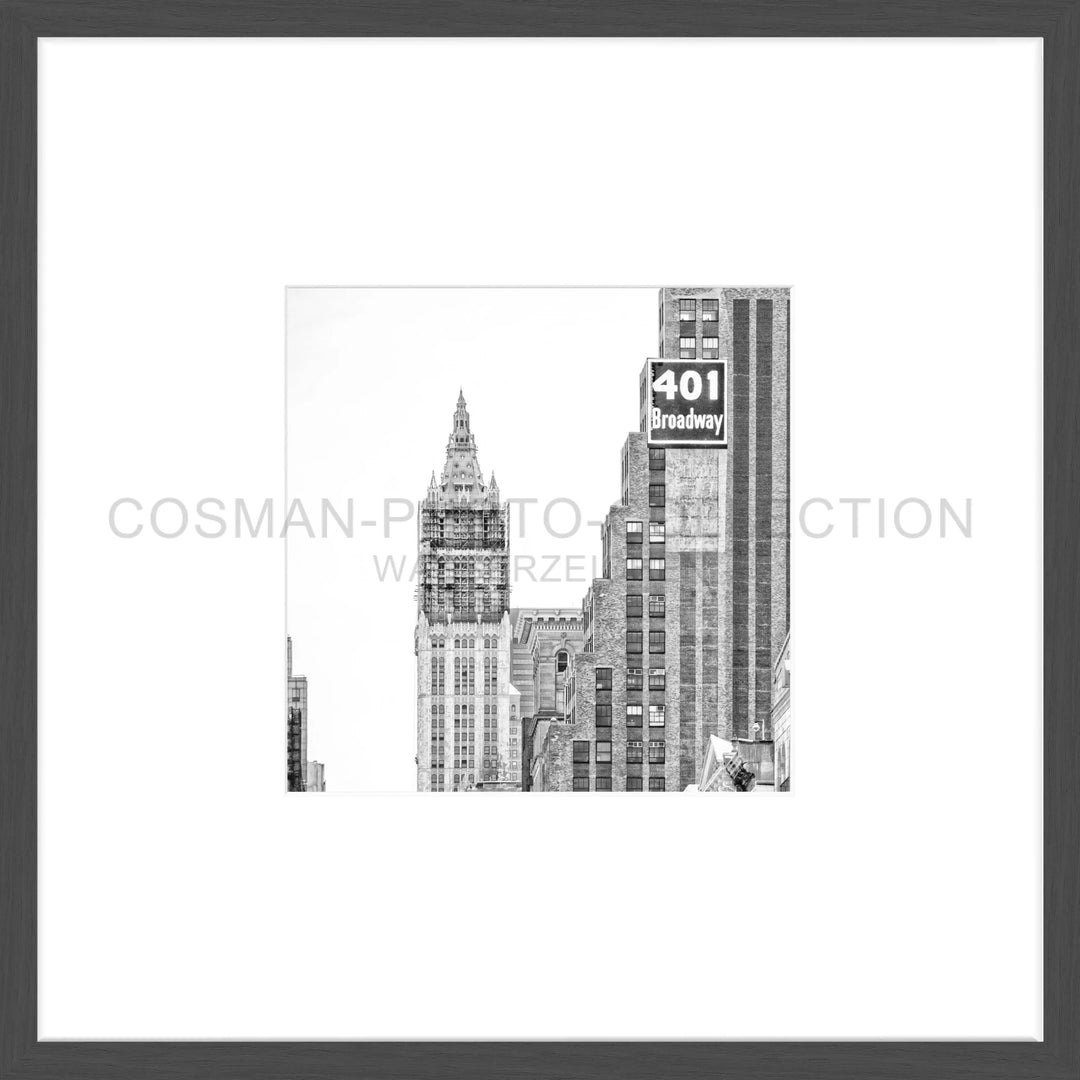 Poster ’Woolworth Building’ New York NY90OB - 43x43cm