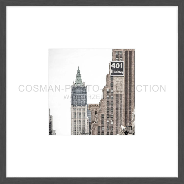 Poster ’Woolworth Building’ New York NY90OB - 43x43cm