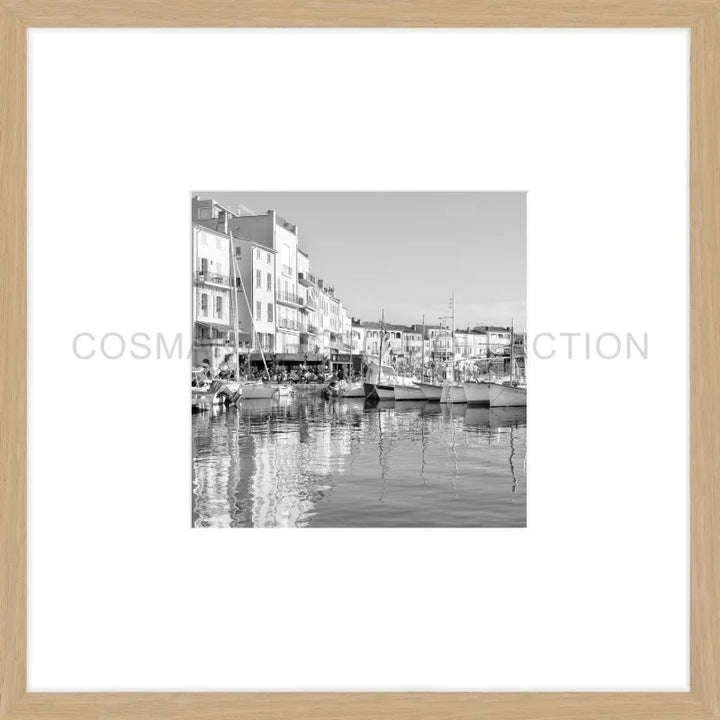 Poster ’Hafen’ Saint Tropez ST05OB - 43x43cm