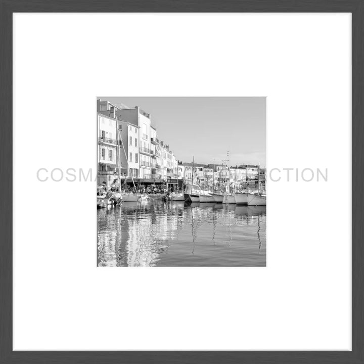 Poster ’Hafen’ Saint Tropez ST05OB - 43x43cm