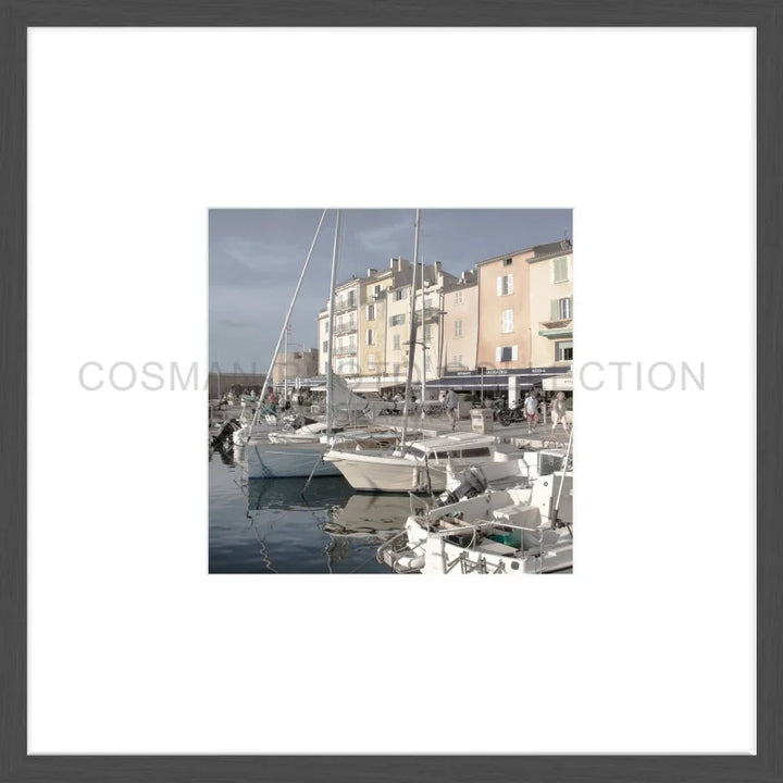 Poster ’Hafen’ Saint Tropez ST15OB - 43x43cm