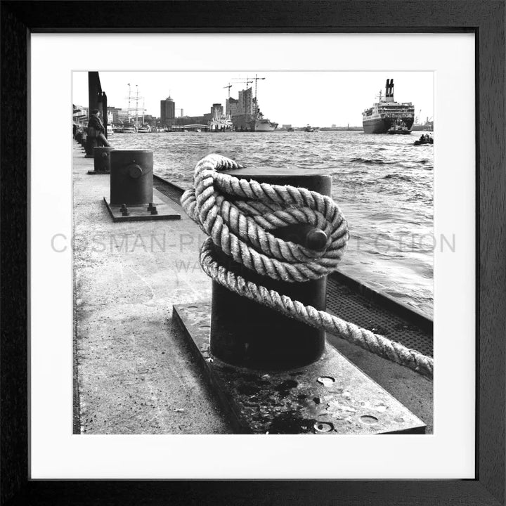 Fotografie Hamburg Hafen ’Poller’ HH07 - Schwarz 3cm