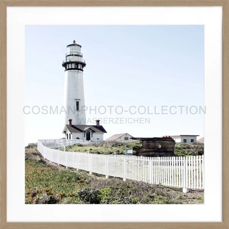 Poster Kalifornien ’Lighthouse’ L04Q - Eiche Furnier