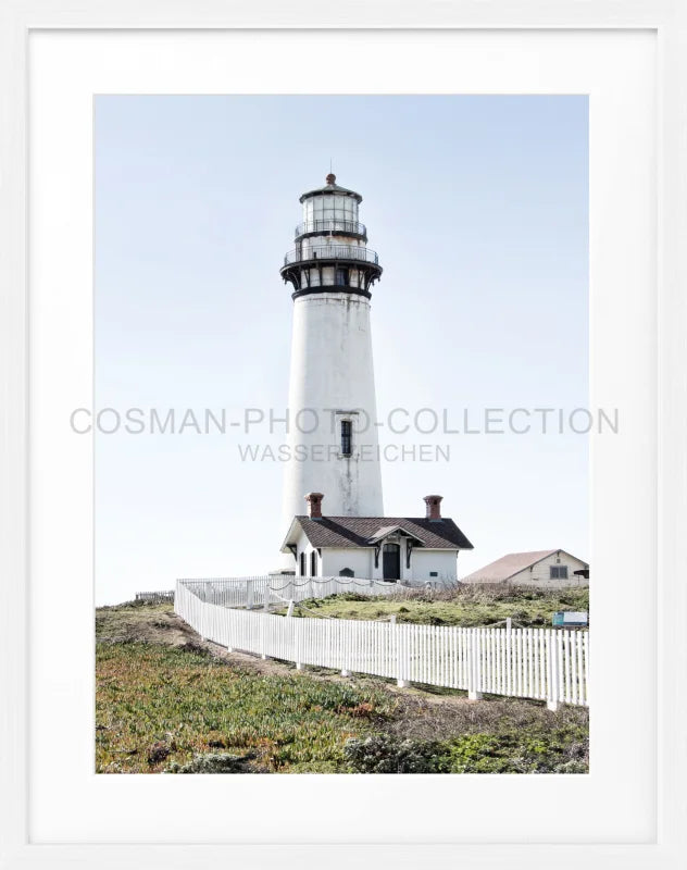 Poster Kalifornien ’Lighthouse’ L05 - Weiss 1.5cm
