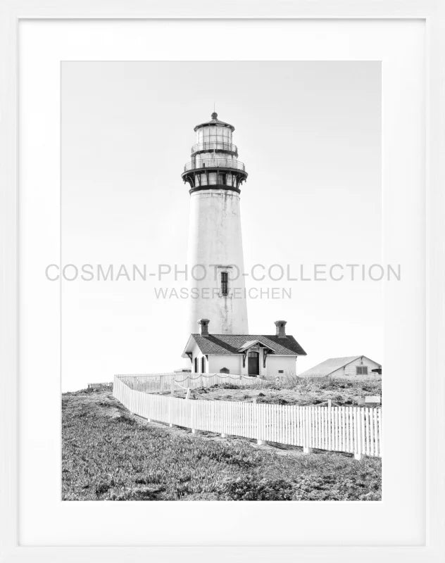 Poster Kalifornien ’Lighthouse’ L05 - Weiss 1.5cm