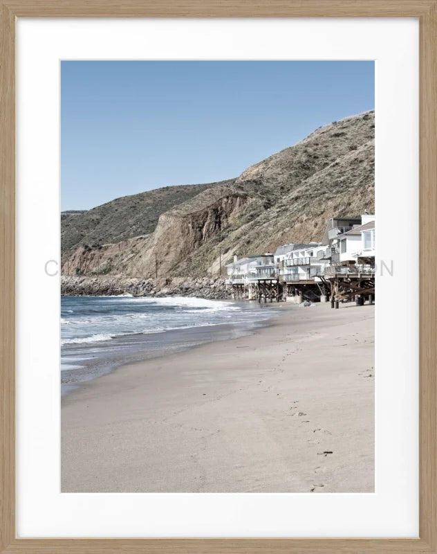 Poster Kalifornien Malibu ’Beach House’ K58 - Poster