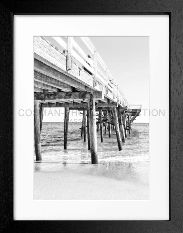 Poster Kalifornien Malibu ’Pier’ K69 - Schwarz 3cm