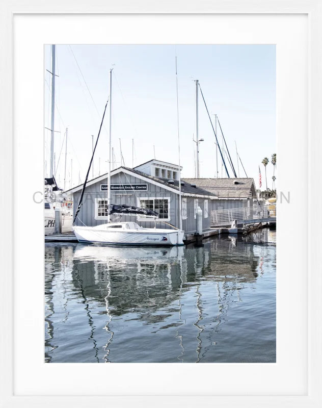 Poster Kalifornien Santa Barbara ’Boat House’ K24 - Poster