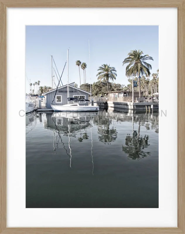 Poster Kalifornien Santa Barbara ’Boat House’ K25