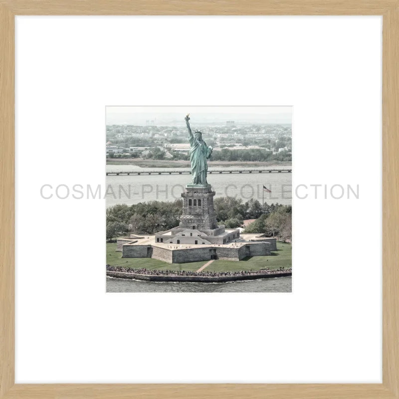 Poster ’Lady Liberty’ New York NY36OB - 43x43cm - eiche