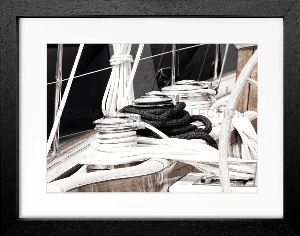 Poster ’Segelboot’ Saint Tropez ST29 - Schwarz 3cm / S